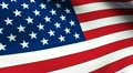 USA Flag Rippling Loop