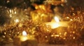 christmas background with candles