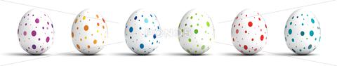 Stock photo of easter eggs