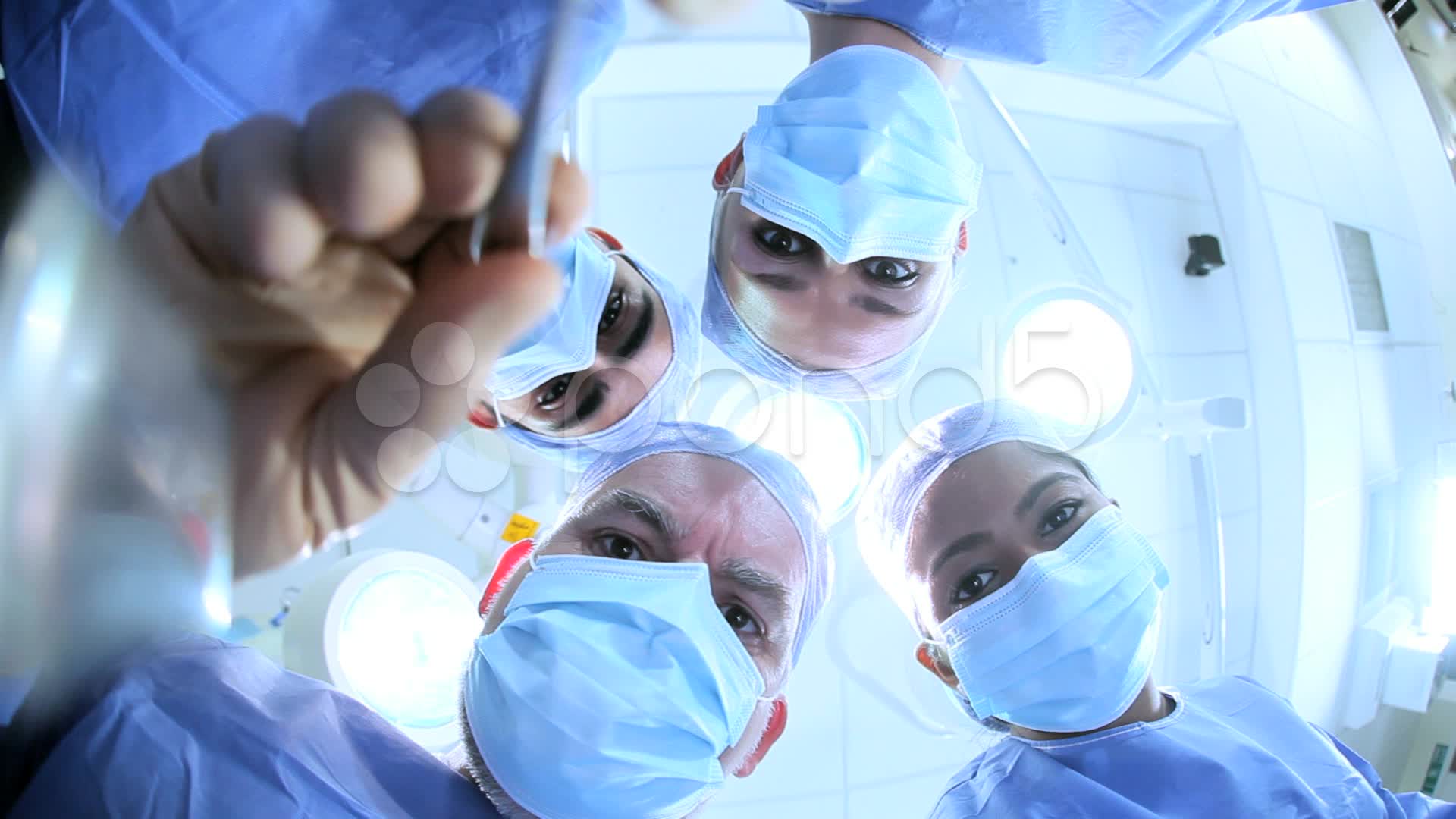 Surgical Team In Operating Theater Patient Pov Stock Video 12692559 Hd Stock Footage