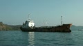 Old rusty ship in Indonesia Video