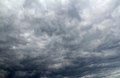 cloudy dramatic sky before tropical hurricane stom