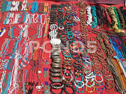 Stock photo of colorful jewelry