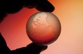 Crystal ball globe