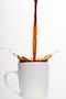coffee splashing
