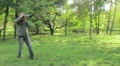 marrying couple on a swing. Photographing process. wedding Video