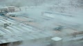 Water sewage treatment factory covered with snow Video