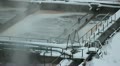 Sections of aeration tanks in water treatment plant Video
