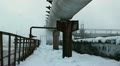 Smoke in an industrial area with pipelines Video
