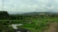 Beautiful jungle urbanisation zone in Bali driving truck and clouds Video