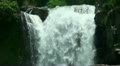 Bali Indonesia tropical waterfall closeup Video