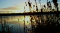 Sun Set on a Winter Lake