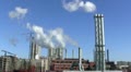 city industrial landscape with a smoke.PAL Time lapse Video