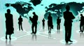 3D Images People Connecting Global Social Business Networking Sites