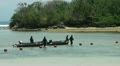 Indonesian military with rubber boats at the beach Video