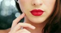 Sexy woman beauty flirting party night life