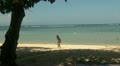 Beautiful girl coming from the beach Video