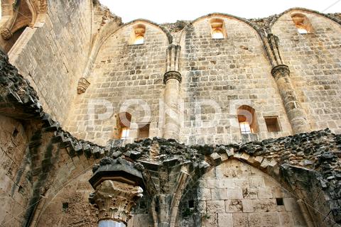 Stock photo of bellapais abbey