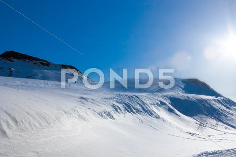 Stock photo of Ski resort in the suburbs.