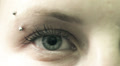 young woman blue eye - macro Video