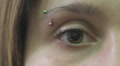 woman brown eye Video