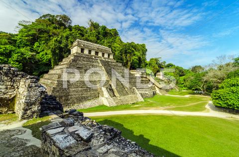 Stock photo of Temples in Palenque