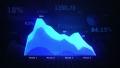 Financial diagrams. Blue. Loopable.