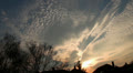 Urban Sunset and Clouds timelapse Video