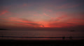 Timelapse people after sunset at the beach Video