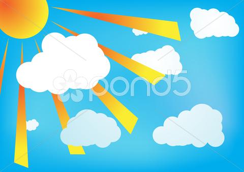 Stock Illustration of Sunny Sky