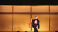 Dance performed by maiko dancer. Gion Corner, Kyoto, Japan Video