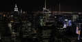 Ultra HD 4K Aerial View of Empire State Building, NYC Skyline, Midtown Manhattan Video