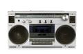 portable vintage radio cassette recorder