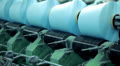Machine at textile factory