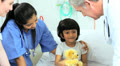 Little Ethnic Child Patient Paediatric Doctor Nurse Care
