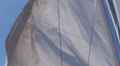 Sails waving in the wind