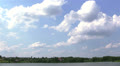 sky and the wood with a pond.PAL Time lapse Video