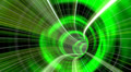 Animated wormhole through space, green