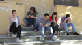 technological generation - Group of friends mobile phone, cell phone Video