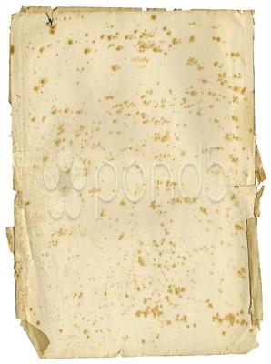 Stock Illustration of a rough old antique paper with torn edges
