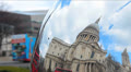 St Paul´s Cathedral view of the spherical steel sculpture. London, UK 8 Video