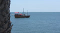 House Boat Underway In Harbor Video