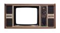 old television isolated
