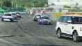 Green flag is up and Safety Car starts the pre-race lap for sport cars Video