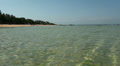 Bali beach and coastline with low tide water Video
