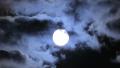 Shine moon with clouds passing Video