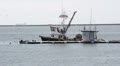 Commercial Fishing Boat and Live Bait Barge Video