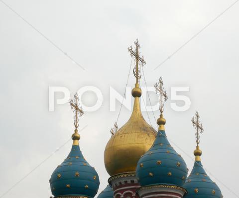 Stock photo of cupola of church