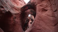 Slot Canyon Dolly 04 Peek A Boo in Grand Staircase Escalente Arch Rock Video