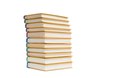 Books isolated on the white